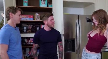 Horny Roommate Convinces Me to Fuck My Best Friend's Ass - Bi MMF - Steve Rickz, Sage Roux, Lucy Fox