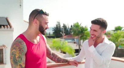 Realtor Luciano Seals the Deal with Rooftop Deepthroat & Bareback Bedroom Pound