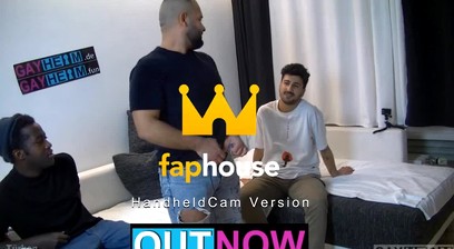 German Arab Bareback with Black Apprentice (actioncam)