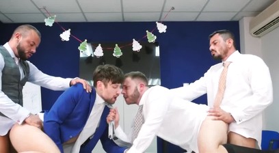 Bottom Drew Dixon is double penetrated by Diego Reyes and Sir Peter