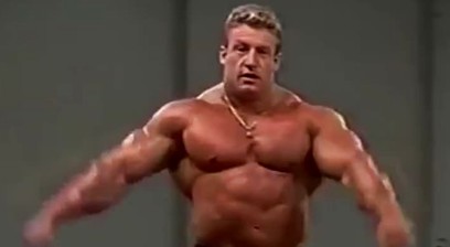 Dorian Yates Sexy Off-season Posing In Blue Posing Trunks