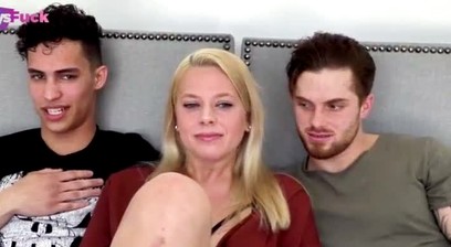 Young Horny Bisexual Jocks Wanted To Fuck with Blondie Baddie