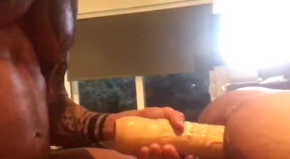 Vic Rocco Fucking Jon Galt With His Cock, A Peg, And A Dildo