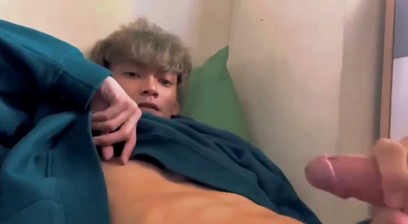 Asian guy jerks off 2