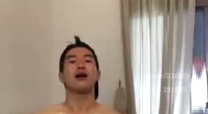 Asian Hunk Live Stream Stroking His Big Hard Willie