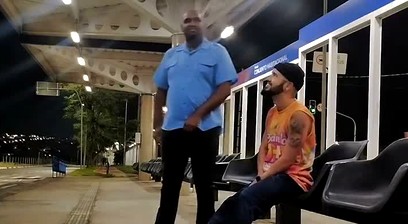I sucked the driver's dick while waiting for the bus.