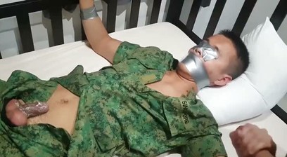 Singapore NS Boy Tied Up & Milked