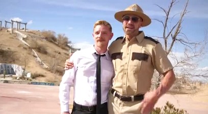Dallas Steele As A Highway Patrolman Having His Way With A Passing Thru Car's Passenger