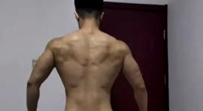 Chinese gym guy cumshot