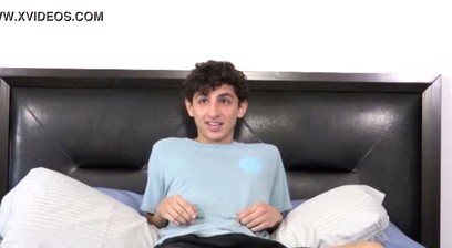 Interview for a thin sweet solo twink