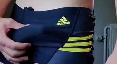 Bulge young boy in swimsuit, super rubbing compilation