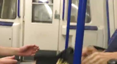 Extremely highrisk sex live on busy London underground train(HYB)