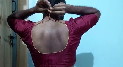 Wearing indian blouse and saree, tearing with the help of my BF and fuckingg my indian bhabhi