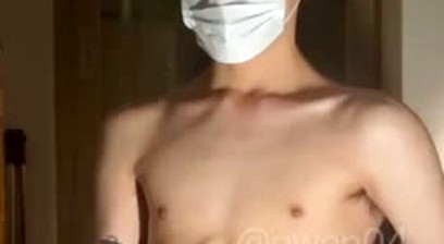 Asian boy suck big cock