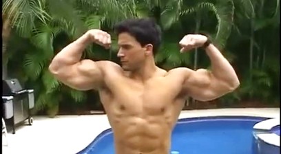 Marcel Flexing and Posing