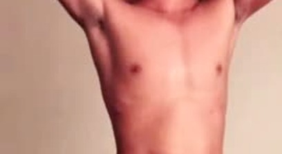 Chinese athletic guy cumshot