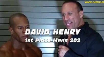 David Henry Sexy Posing @ and Interview After 2010 IFBB Jacksonville Pro 202 Class Win