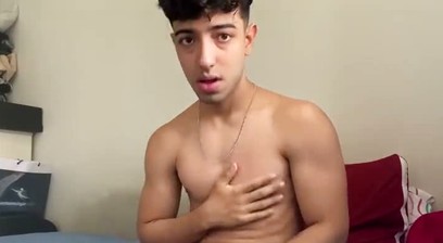 LustForBoys Henry Lynes Strokes His Thick Uncut Cock And Fingers His Tight Hole