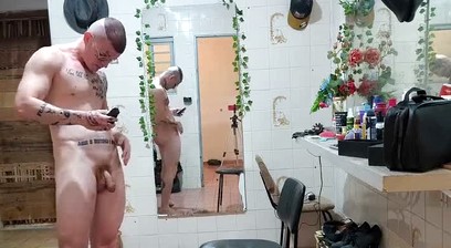 depilando anus e penis