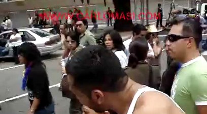 Carlo Masi and Adam Champ @ 2007 Gay Pride Parade In Mexico