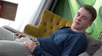 Twink handjob cum