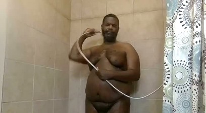 Mid-day Shower lathered up