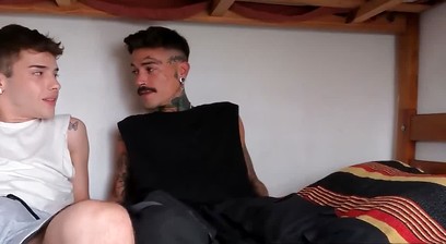 Tatted Kendro Boy fingers me before pounding my sweet ass