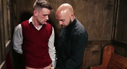 Confession to a priest turns into anal sex