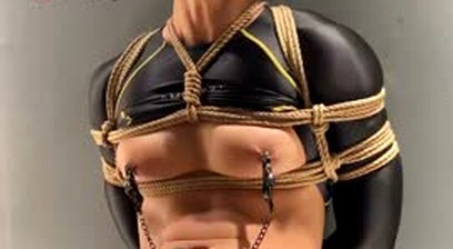 Nate tied up and edged - Singapore