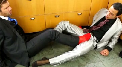 GentlemensCloset: Sebastian Steal A Moment For Tyler To Fill His Aching Ass