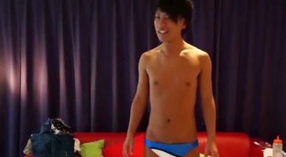 Asian Twink Taiyo Stuffs Various Toys Into His Tight Asshole
