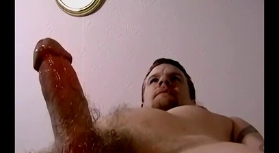 Straight Redneck Strokes his greasy hairy cock
