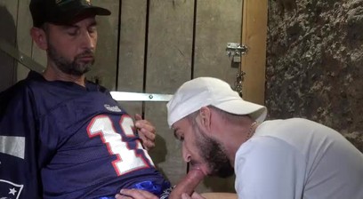 French curved cock & a sucker