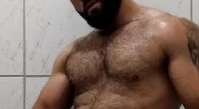 Cum in the bathroom