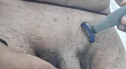 Desi lund shaving hair, big dick