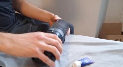 New Toy! Sucking, Vibrating and Rotating Masturbator. Unboxing and first try.