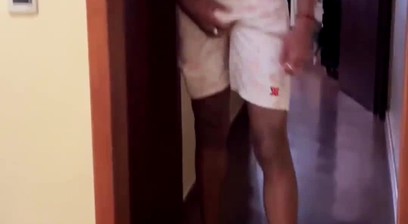 TV technician fucks customer's virgin ass