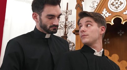 Jack Aries slimy cock going in and out of Dex devall tight asshole