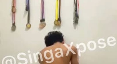 Straight Indo Athlete fuck pillow