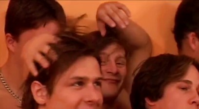 Twink handjob cum