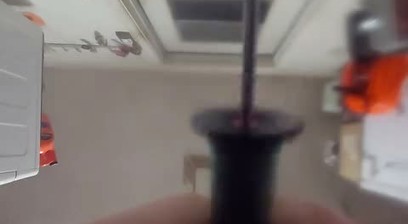 Garage Play with fuck machine