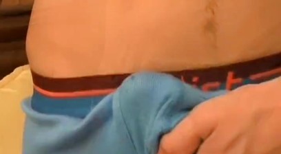 Skinny Young Twink Cums in his Underwear while Jerking off