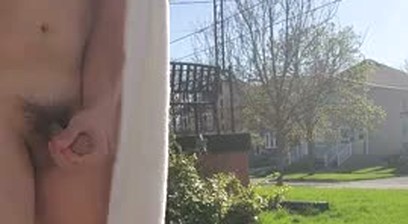 Masturbating in plain sight for neighbors PublicExhibTO