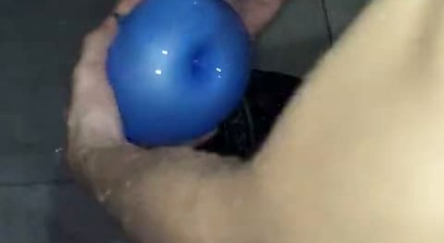 Amims solo boy fucking the Ai Anal which is made by latex water balloon