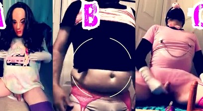 Sissy gay game 1 which one makes you cum harder a b or c