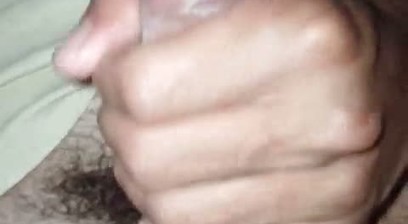 POV: Strong Young Man Masturbates His Big Cock